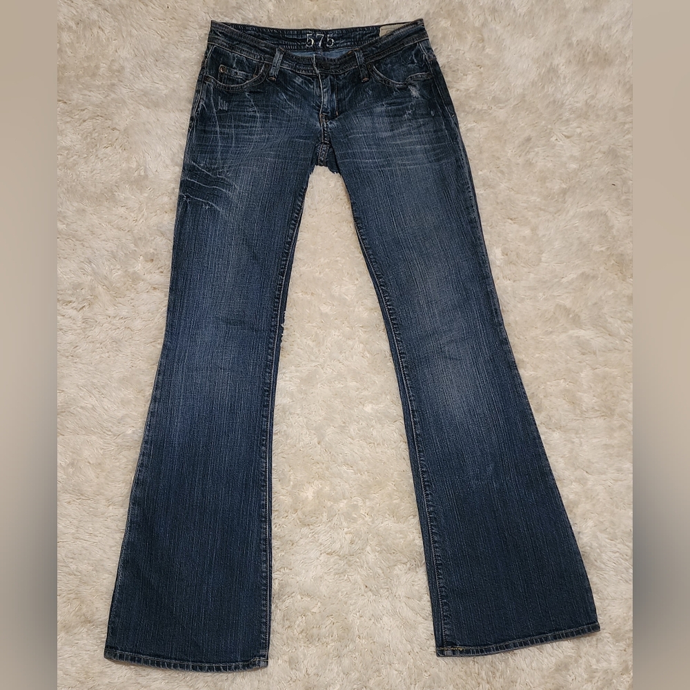 Women's Flare & Wide Leg Jeans - Dark Blue